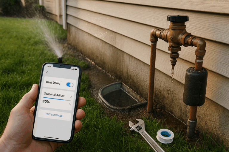 Sprinkler Leak Detection Backflow Preventer Repair