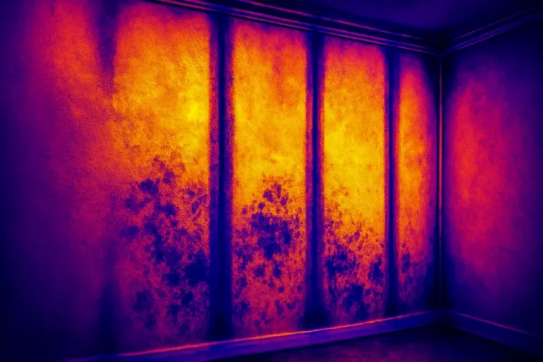 Infrared Exposes Thermal Bridging Mold