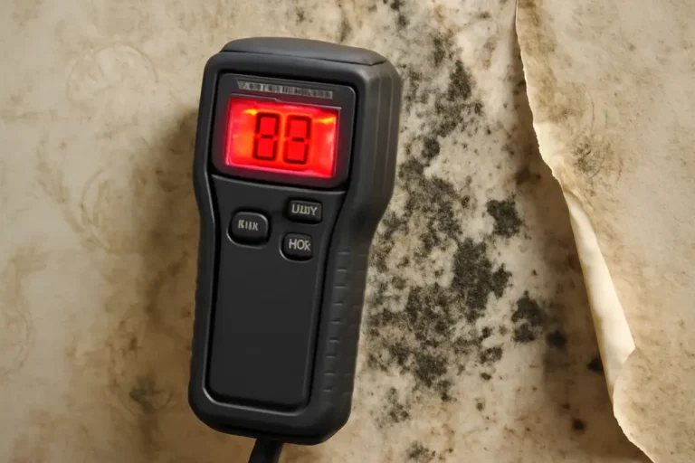 Moisture Meters Expose Wallpaper Mold