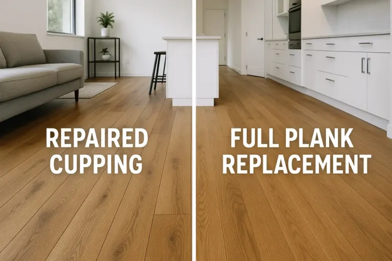 Hardwood Cupping Repair vs Replacement